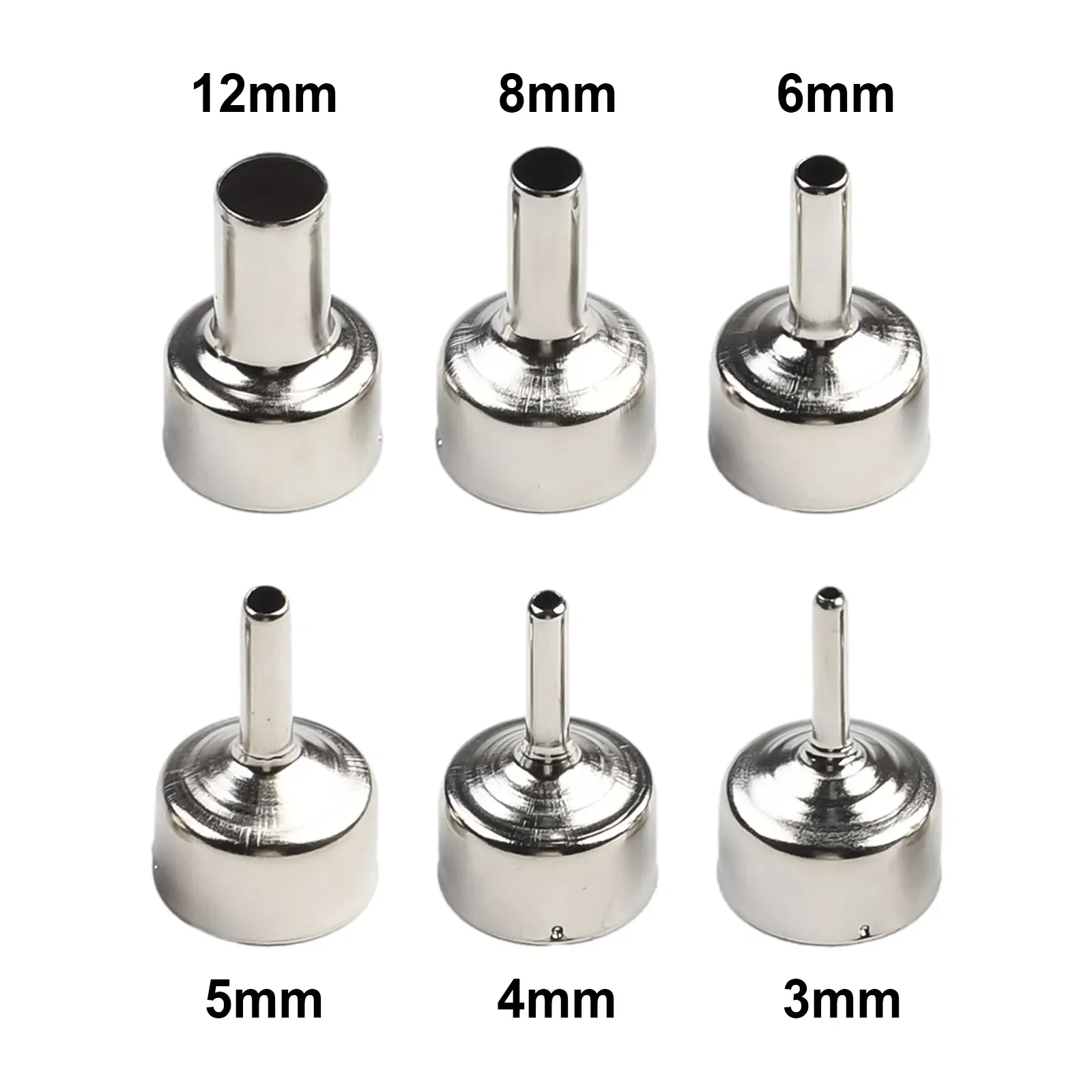Hot Air Station 858 - 6 adet 22mm Nozullar 858D +